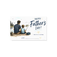 Personlig fiskepresent till pappa på fars dag