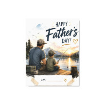 Personlig fiskepresent till pappa på födelsedagen