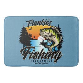 Personlig Fisketurament Fiske Angler Trout Badrumsmatta