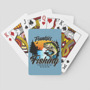 Personlig Fisketurament Fiske Angler Trout Casinokort