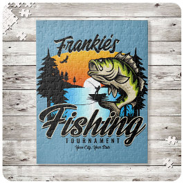 Personlig Fisketurament Fiske Angler Trout Pussel