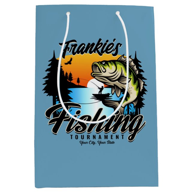 Personlig Fisketurnering Fisk Angler Öring (Framsidan)