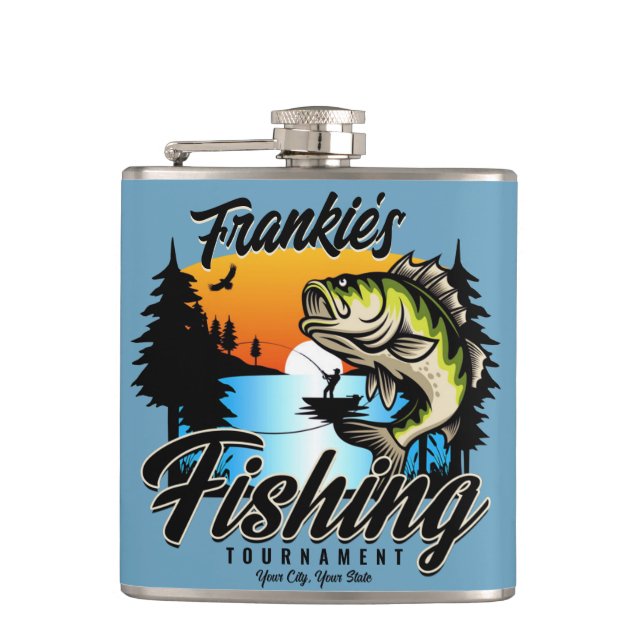 Personlig Fisketurnering Fisk Fiskare Öring Fickplunta (Framsidan)