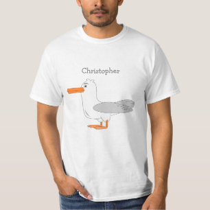 Personlig Fiskmås T-Shirt