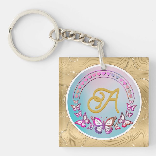 Personlig fjärilsmonogram (Framsidan)