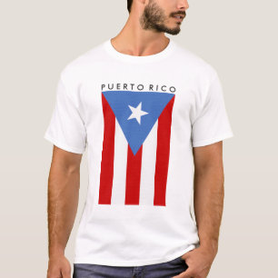 Personlig flagga från Puerto Rico Tee Shirt