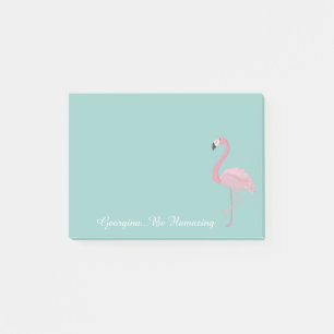 Personlig Flamingo Flamazing Post-it Block