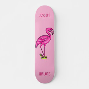 Personlig Flamingo Mini Skateboard Bräda 18,5 Cm