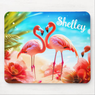 Personlig Flamingo Thed Mouse Pad Musmatta