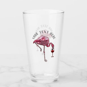 Personlig Flamingo Vin Drinker Novelty Glaskopp