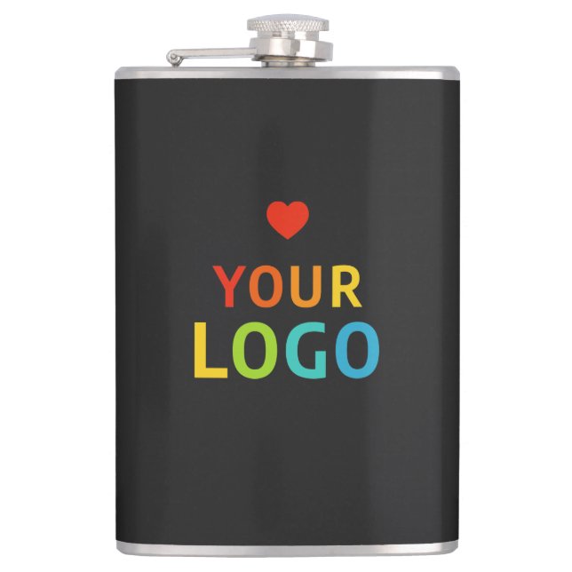 Personlig Flasks with your Business Logotyp Fickplunta (Framsidan)