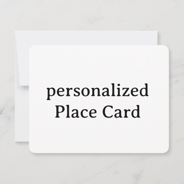 personlig Flat Card 4,25" x 5,5" (Framsida)