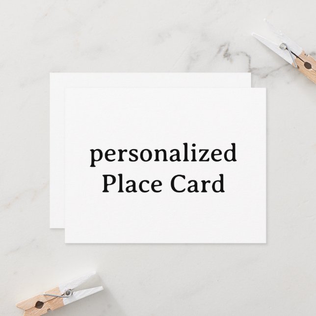 personlig Flat Card 4,25" x 5,5" (Fram/Back In Situ)
