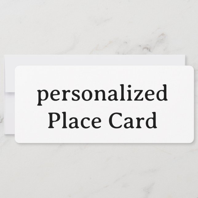 personlig Flat Card 4" x 9,25" (Framsida)