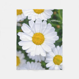 Personlig Fleece Blankets Vår blommor