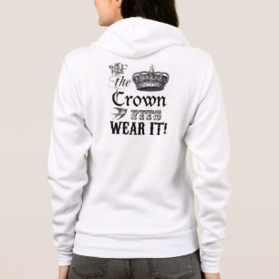 Personlig fleece-dragt med dragkedja/Citat T-shirt