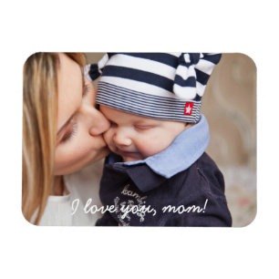 Personlig Flexibla fotolagnetpresenter för Mamma Magnet