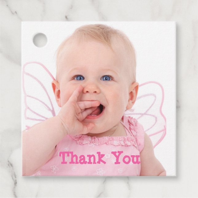 Personlig Flicka födelsedag Tack Gåvor Etiketter (Framsida)