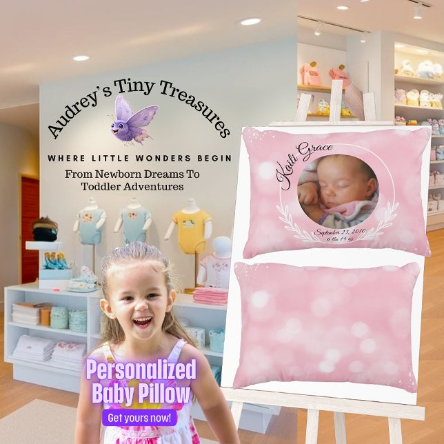 Personlig Flicka Pillow Prydnadskudde (Skapare uppladdad)