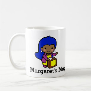 Personlig flicka Politikar / Högtalare Kaffemugg