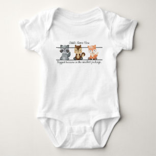 Personlig Flicka Watercolor Baby djur T Shirt