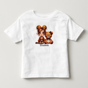 Personlig flickas t shirt