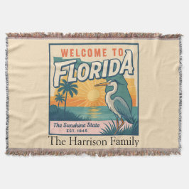 Personlig Florida-kastfilt Filt