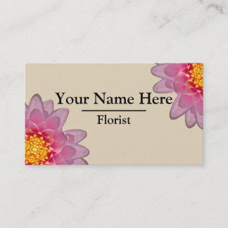 Personlig Florist-Affärskort Visitkort