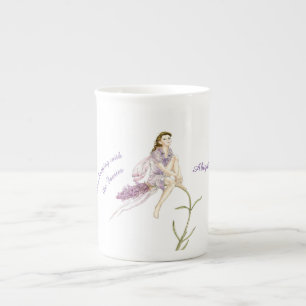 Personlig Flower Fairy Bone China Mugg Benporslin Mugg