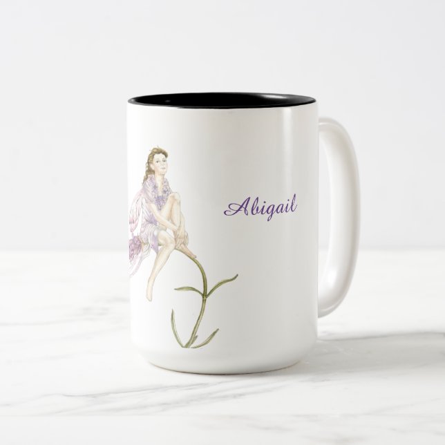 Personlig Flower Fairy Mugg (Framsida höger)