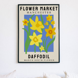 Personlig Flower Market Birtud Art Print Poster