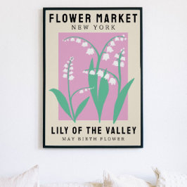 Personlig Flower Market Birtud Art Print Poster