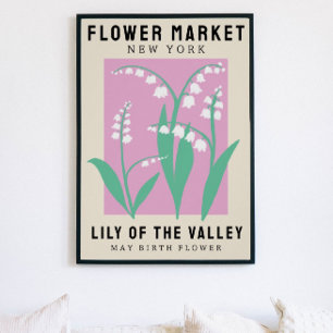Personlig Flower Market Birtud Art Print Poster