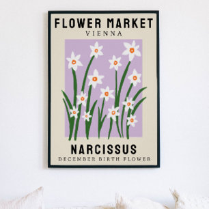 Personlig Flower Market Birtud Art Print Poster
