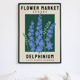 Personlig Flower Market Birtud Art Print Poster