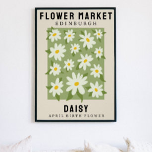 Personlig Flower Market Birtud Art Print Poster