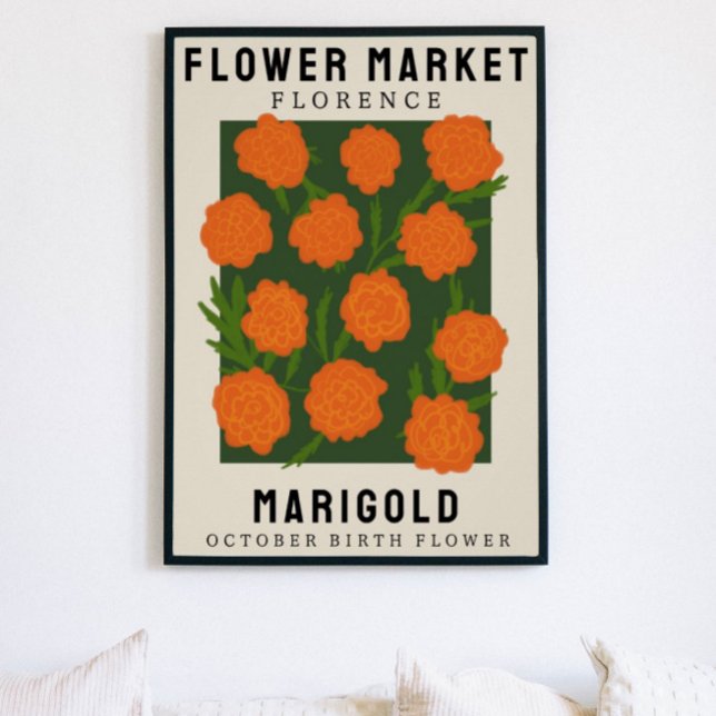 Personlig Flower Market Birtud Art Print Poster (Skapare uppladdad)