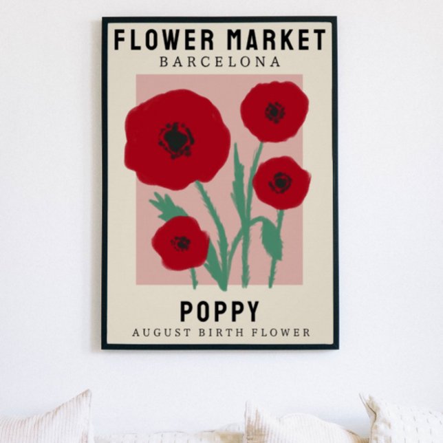 Personlig Flower Market Birtud Art Print Poster (Skapare uppladdad)