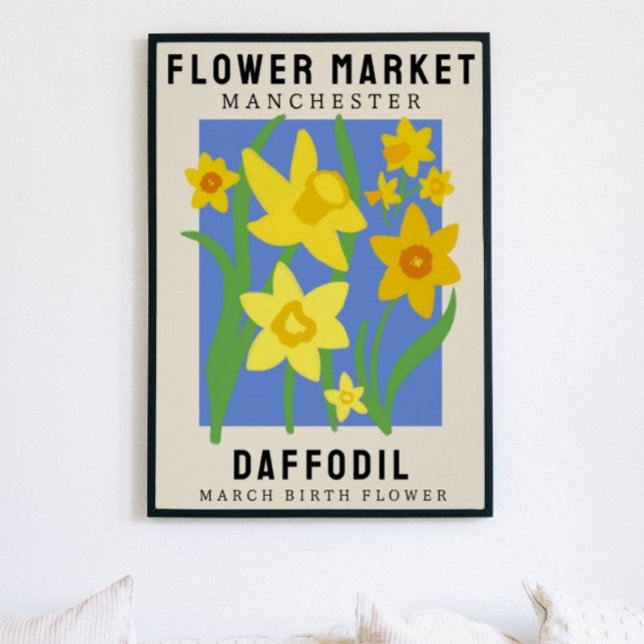 Personlig Flower Market Birtud Art Print Poster (Skapare uppladdad)