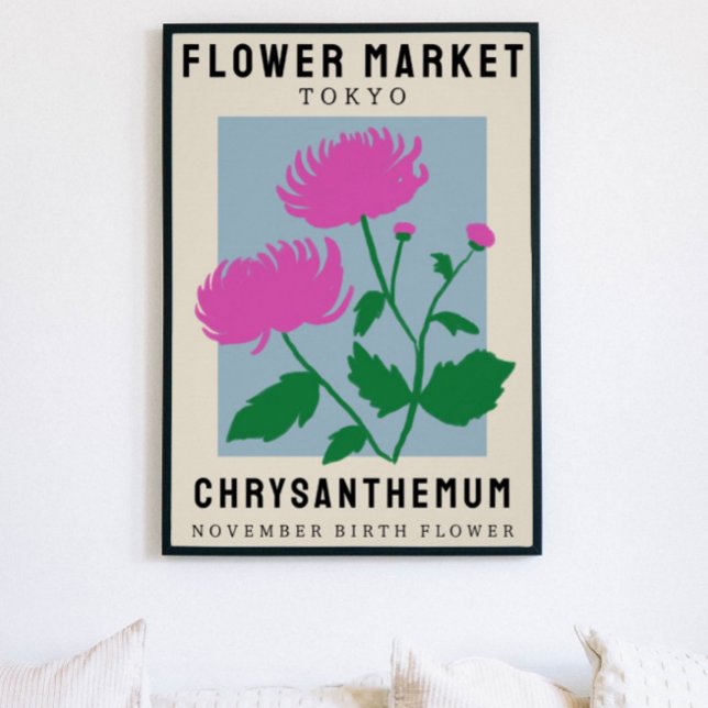 Personlig Flower Market Birtud Art Print Poster (Skapare uppladdad)