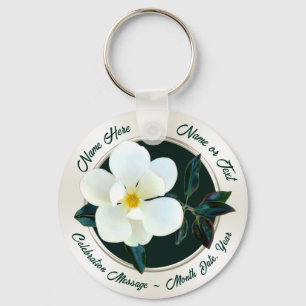 Personlig, Flower Party favors för ANY Tillfälle Nyckelring