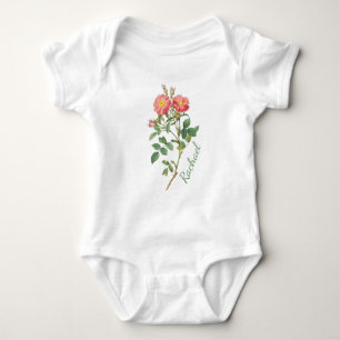PERSONLIG FLOWERS BABY BODYSUIT T SHIRT