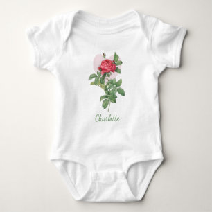 PERSONLIG FLOWERS BABY BODYSUIT T SHIRT
