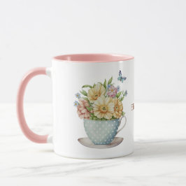 Personlig Flowers i Tekopp Coffee Tea Mugg