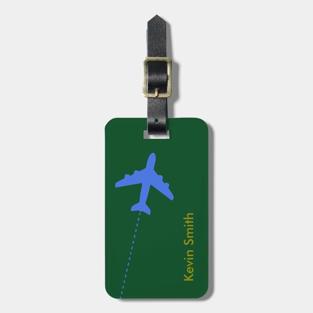 personlig flygplansresa bagagebricka (Vertikal Framsida)