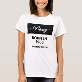 Personlig född 1960 t shirt
