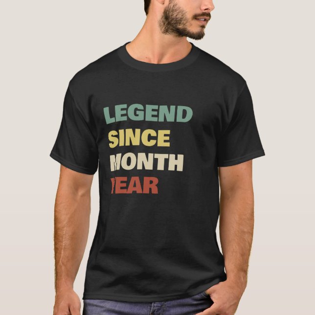 Personlig Födelsedag Citat sedan Slogan T Shirt (Framsida)