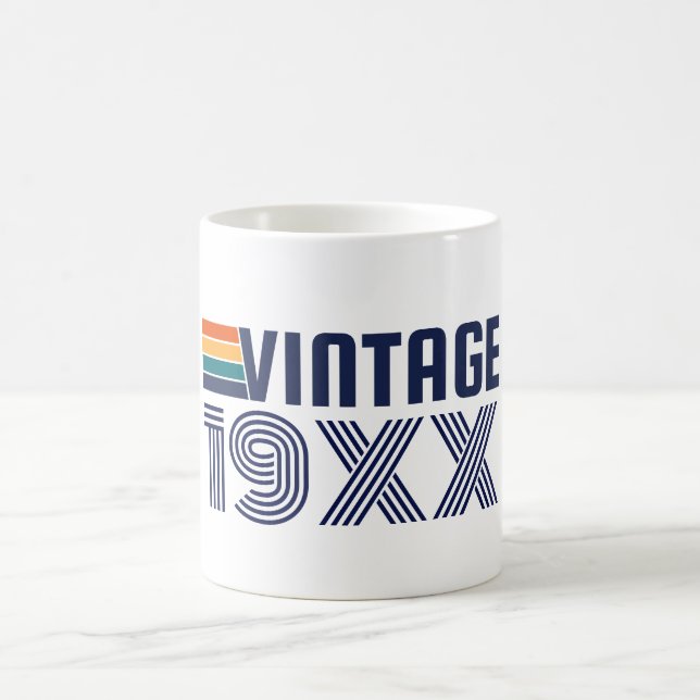Personlig födelsedag kaffemugg (Center)