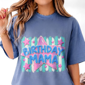 Personlig Födelsedag Mamma Whimsical 3D Handmålad T Shirt