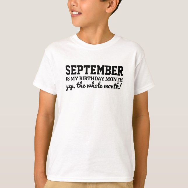 Personlig födelsedag  t shirt (Framsida)